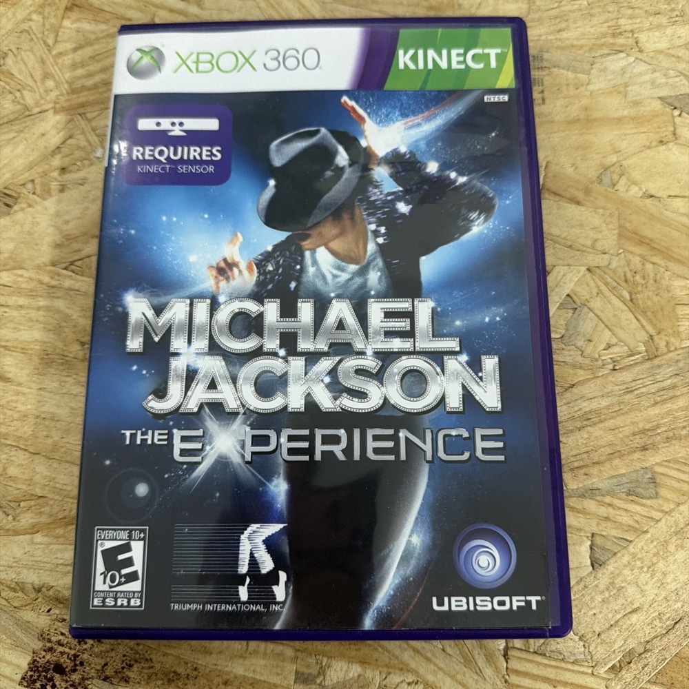 Michael Jackson The Experience Xbox 360 Kinect Video Game CIB Ubisoft